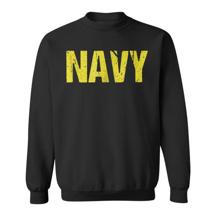 Us Navy Distressed Sweatshirt