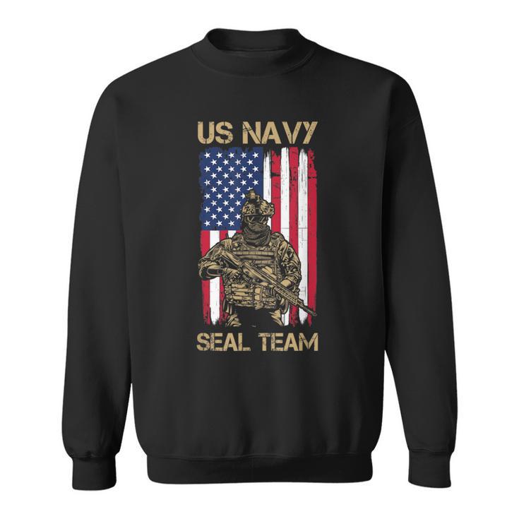 Us Navy Seals Team Proud American Flag Original Sweatshirt