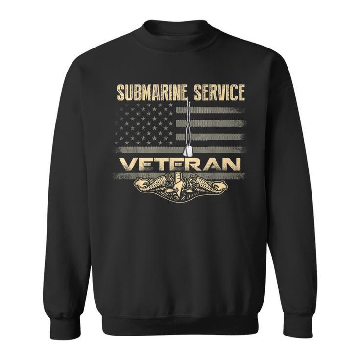 Us Submarine Service Veteran For Veteran Submariner Sweatshirt