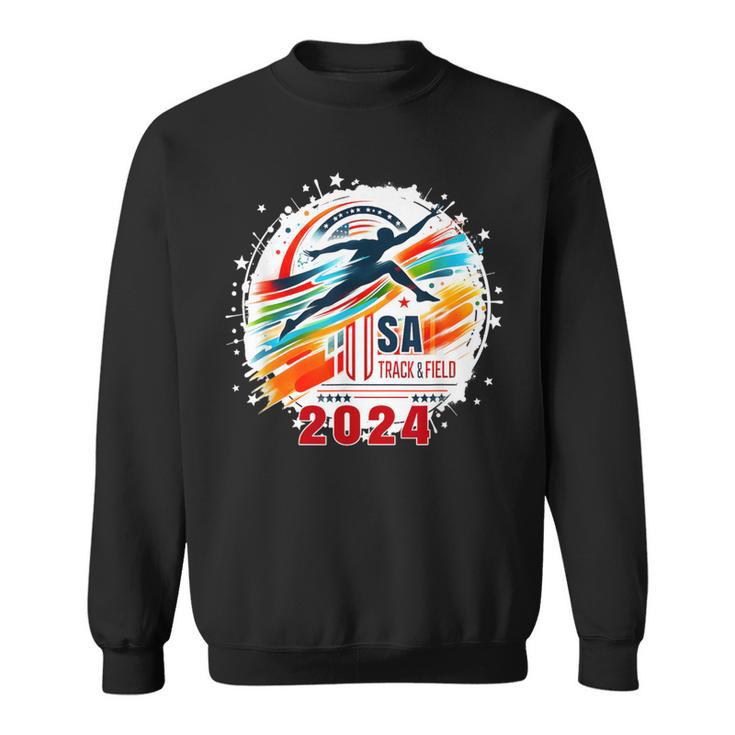 Usa 2024 Games United States Track And Field Usa 2024 Usa Sweatshirt