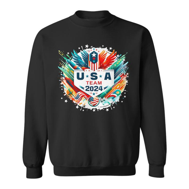 Usa 2024 Go United States Sport Usa Team 2024 Usa Sweatshirt