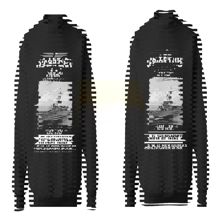 Uss Albert David Ff 1050 De Sweatshirt