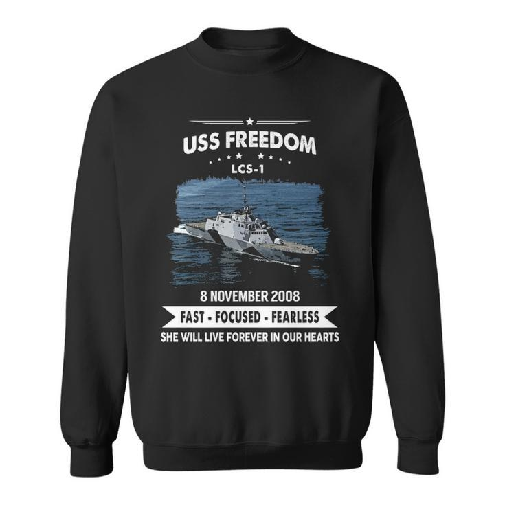 Uss Freedom Lcs Sweatshirt