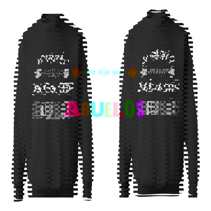 Vais A Ser Abuelos Sorpresa Futuros Regalo Anuncio Embarazo