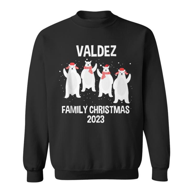 Valdez Family Name Valdez Family Christmas Sweatshirt