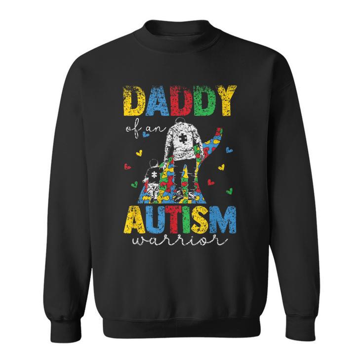 Vater Eines Autismus Kriegers Autisten Autist Autismus Papa Sweatshirt