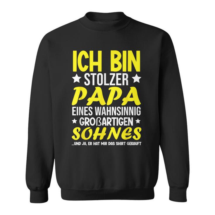 Vatertag Stolzer-Papa -Om Großartigen Sohn Bekommen Sweatshirt