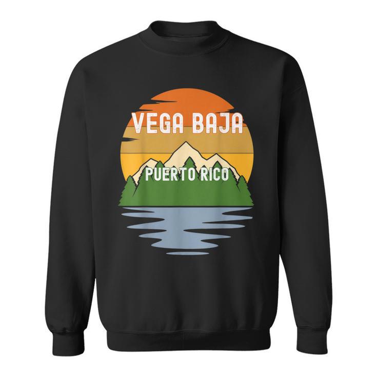 From Vega Baja Puerto Rico Vintage Sunset Sweatshirt