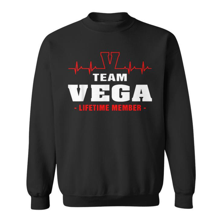 Vega Surname Family Last Name Team Vega Lifetime Member Sweatshirt