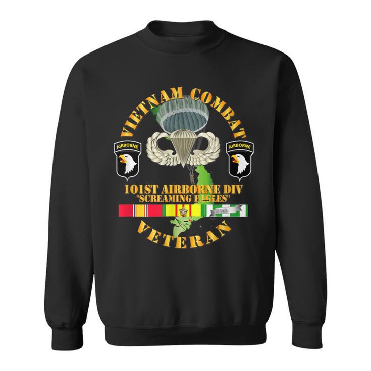 Vietnam Combat Veteran W 101St Airborne Div Ssi V1 Sweatshirt