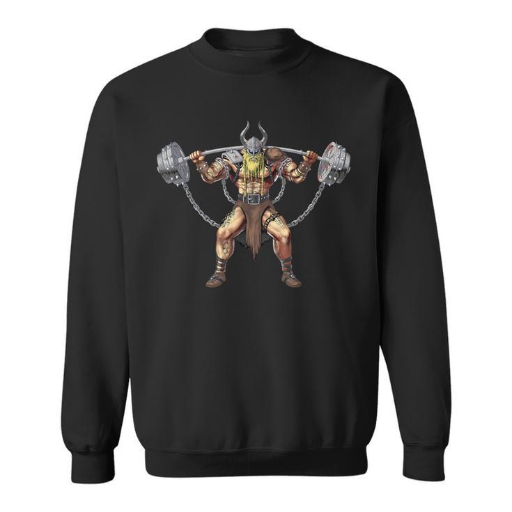 Viking Warrior Bodybuilding Gym Weightlifting Powerlifting Sweatshirt