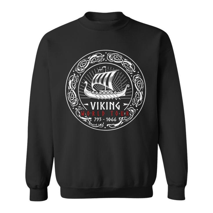 Viking World Tour Beidseitiger Druck Black S Sweatshirt