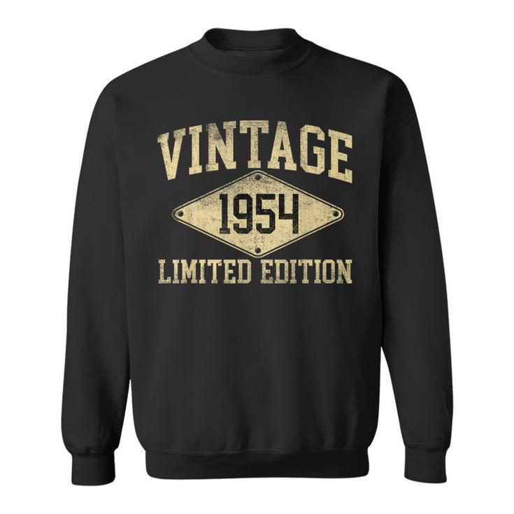 Vintage 1954 Limited Edition Year Of Birth Birthday Sweatshirt