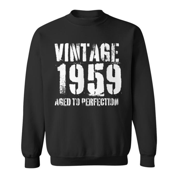 Vintage 1959 Birthday Retro Style Sweatshirt