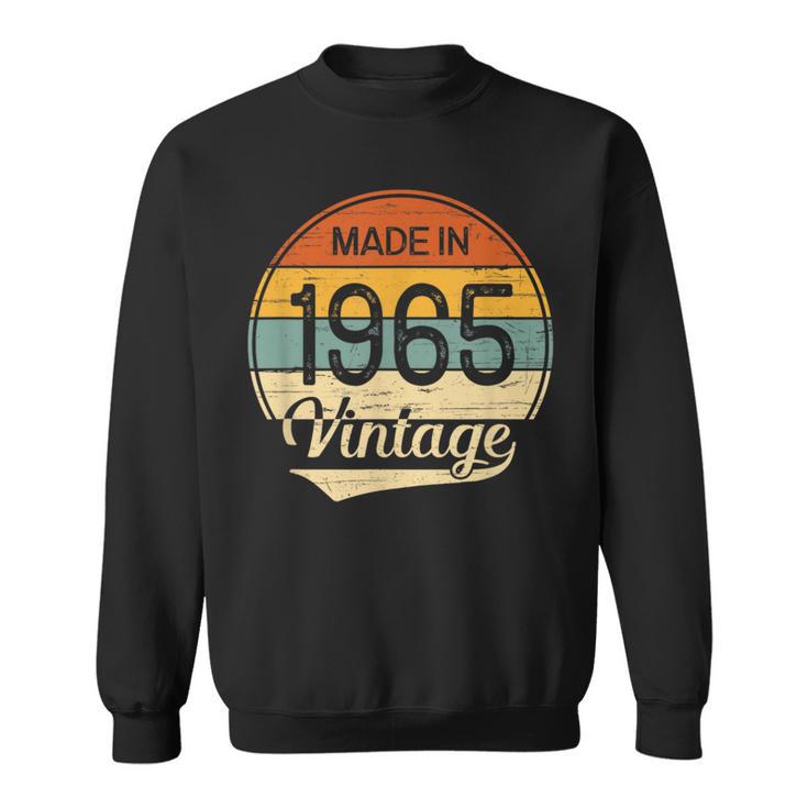 Vintage 1965 58 Year Old Birthday Made In 1965 Sweatshirt