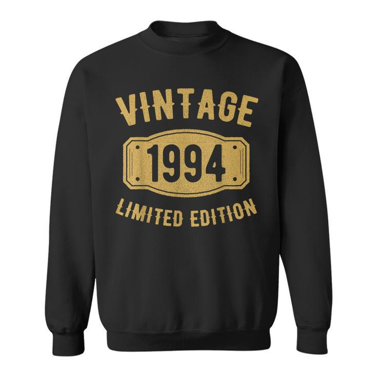 Vintage 30 Birthday Decorations 30Th Bday 1994 Birthday Sweatshirt