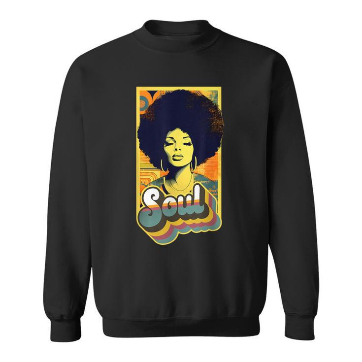 Vintage 70S Funk Afro Soul Sweatshirt