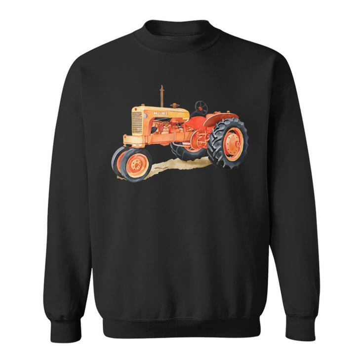 Vintage Allis Chalmers Wd45 Tractor Print Sweatshirt