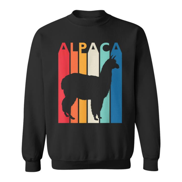 Vintage Alpaca Retro For Animal Lover Alpaca Sweatshirt