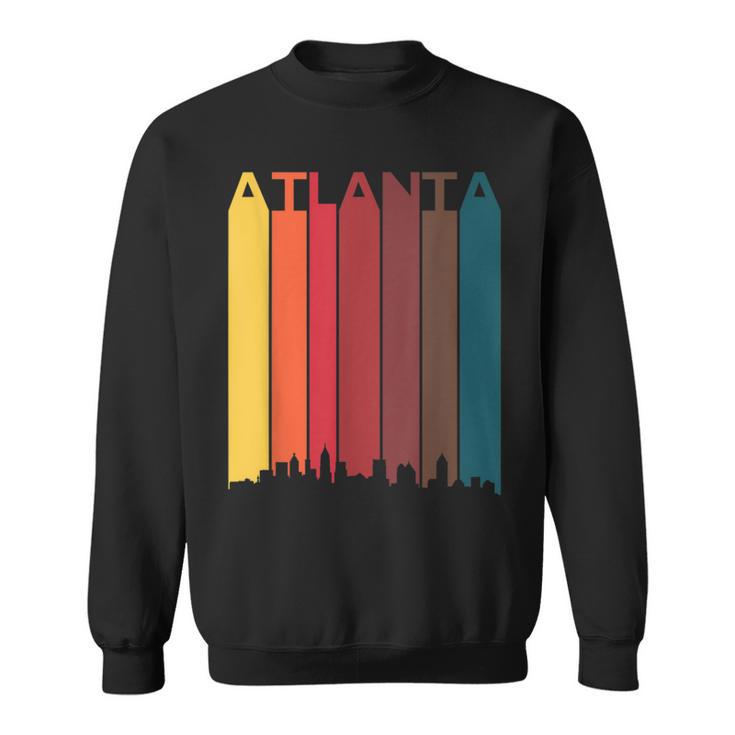 Vintage Atlanta Skyline Atlanta Vacation Retro Atlanta Pride Sweatshirt