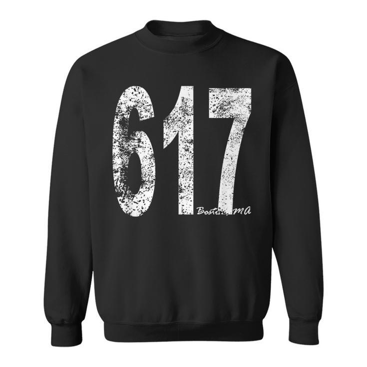 Vintage Boston Area Code 617 Sweatshirt