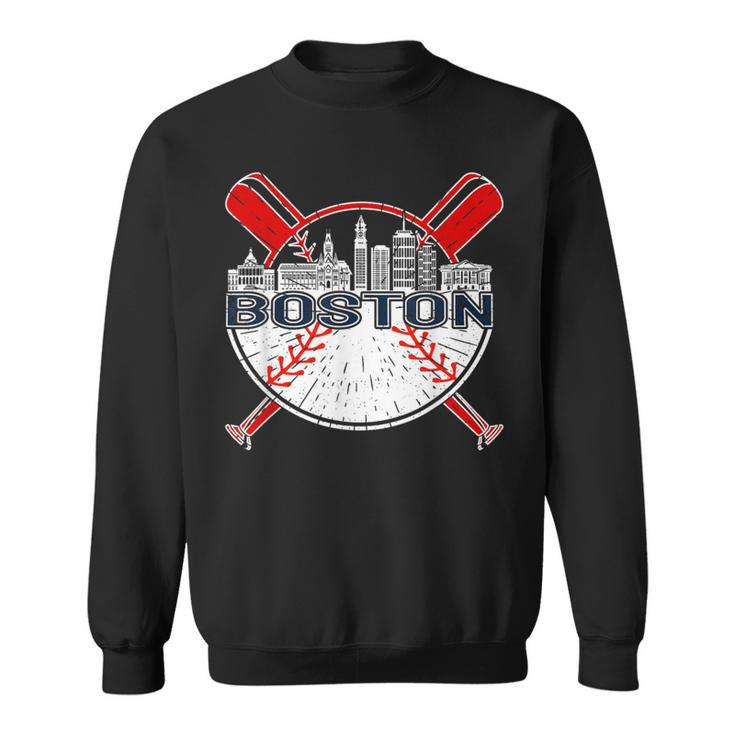 Vintage Boston Baseball For And Women Sweatshirt