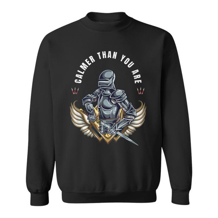 Vintage Calmer Than You Are Soldier Sweatshirt