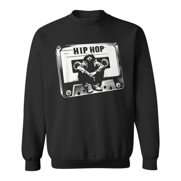 Vintage Cassette Tape Hip Hop Music 80S 90S Retro Graphic Sweatshirt