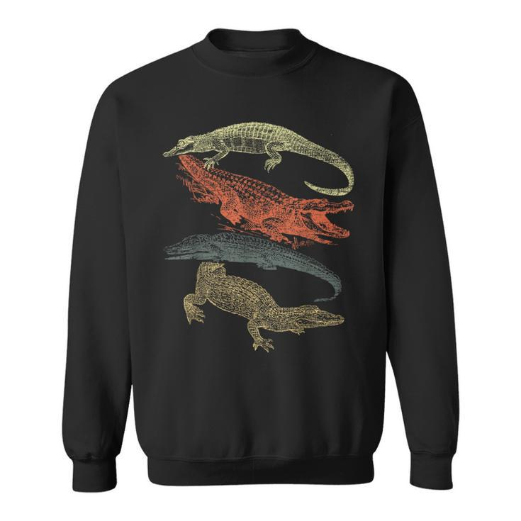 Vintage Crocodiles Retro Crocodile Sweatshirt