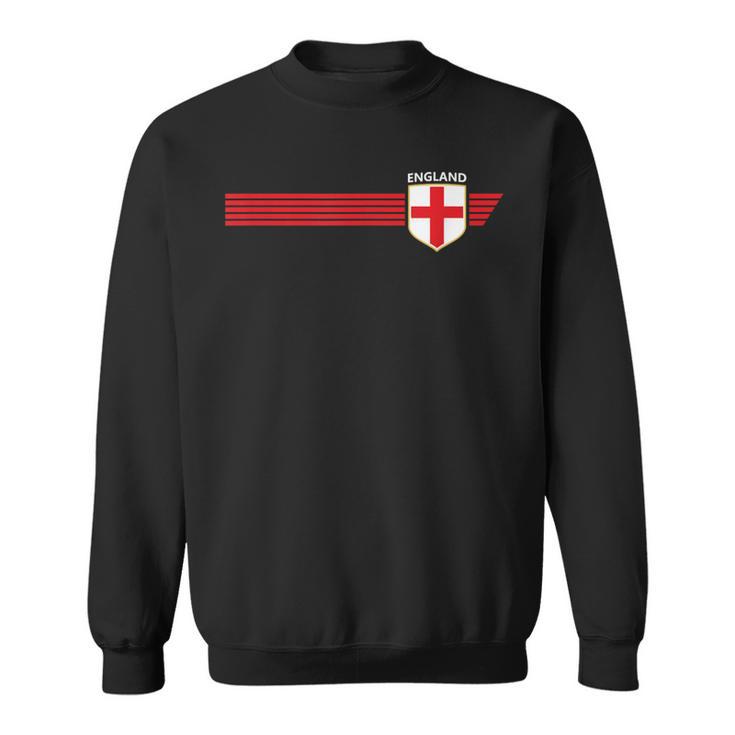 Vintage England Flag English Crest Great Britain Uk Sweatshirt