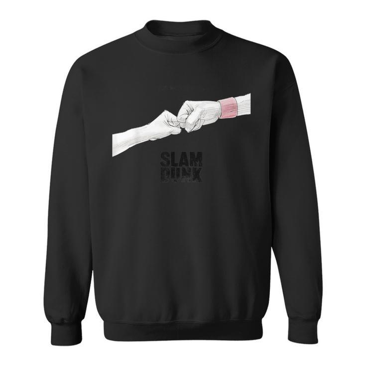 Vintage Fist-Bump Slams School Shohokus Dunk Japanese Sweatshirt