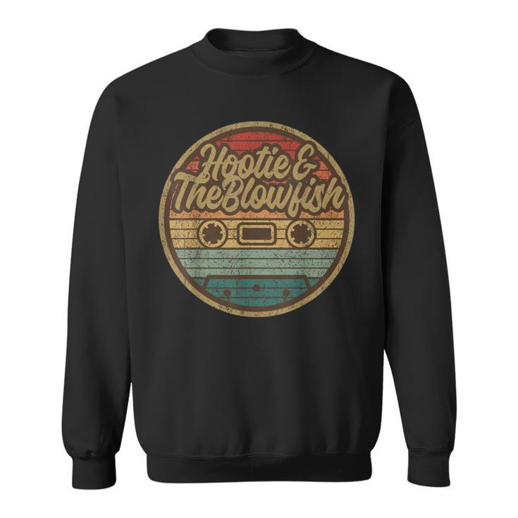 Vintage Hooties And Blowfish Retro Cassette 80S Rock Music Sweatshirt