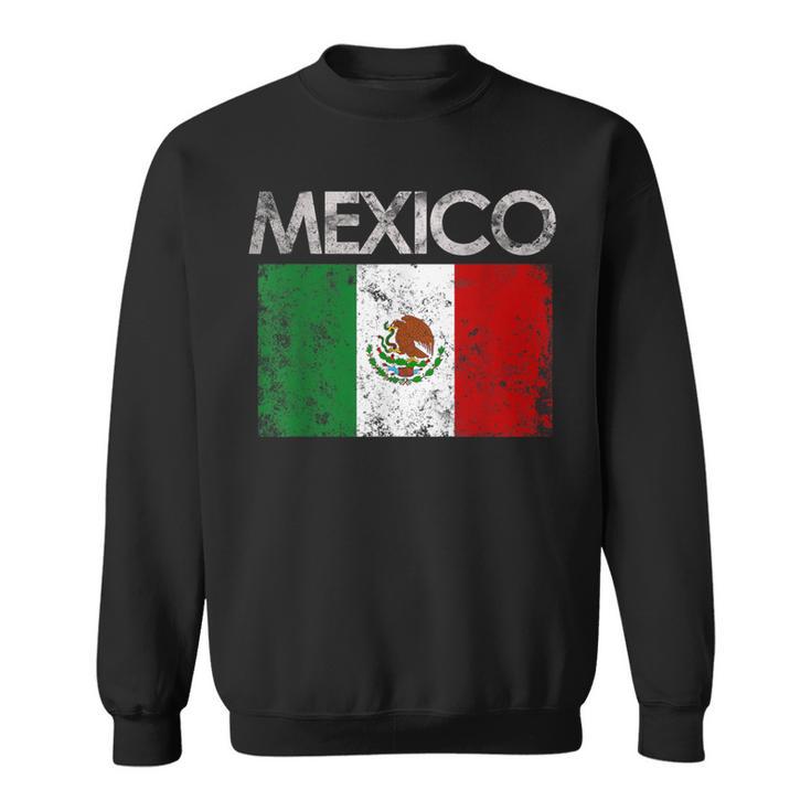 Vintage Mexico Mexican Flag Pride Sweatshirt