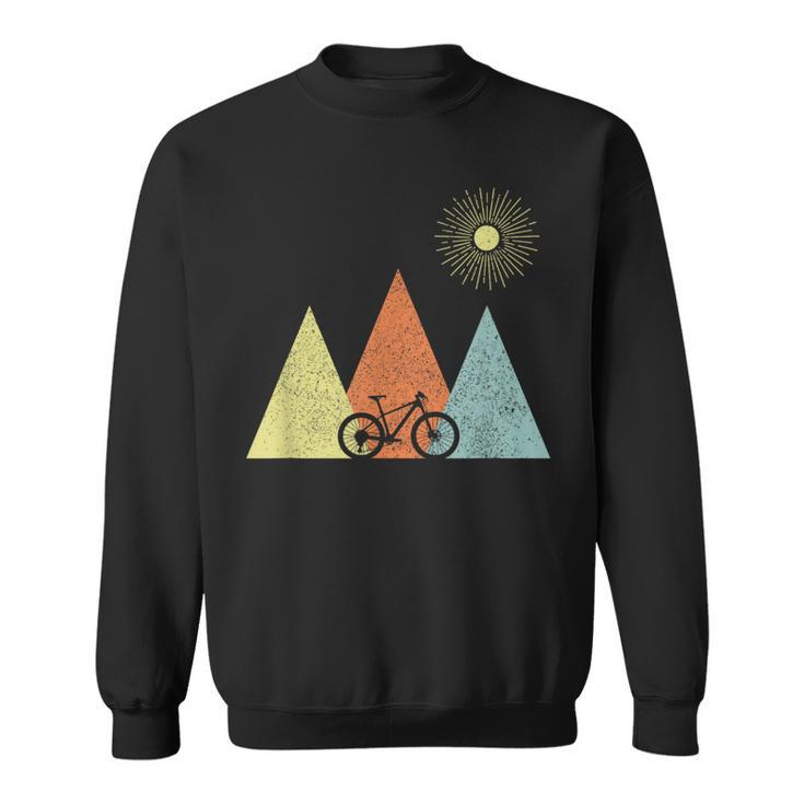 Vintage Mountain Bike Mtb Bicycle Cycling Cyclist Biker Sweatshirt