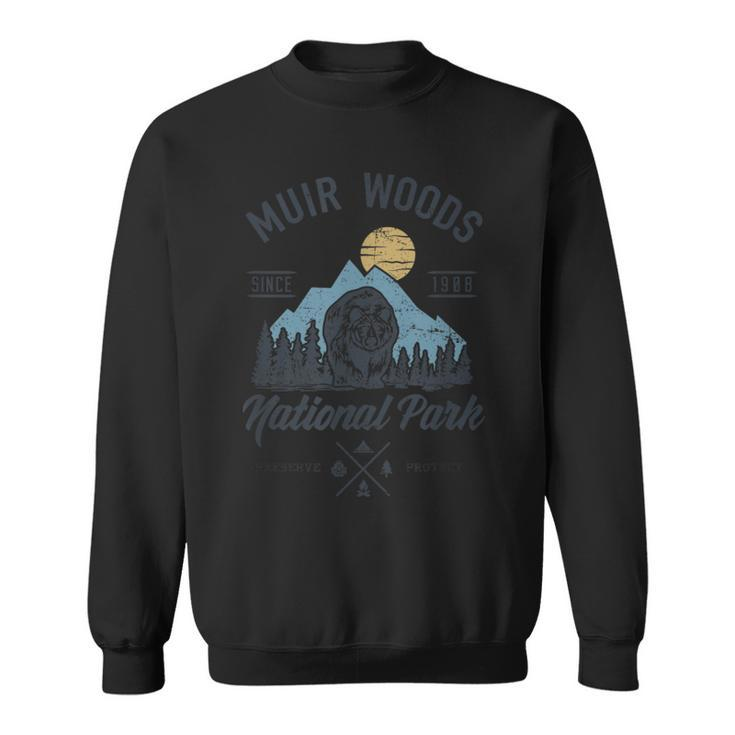 Vintage Muir Woods National Park Hiking Camping Sweatshirt