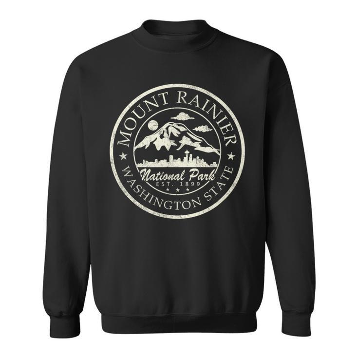 Vintage National Park Mt Rainier Retro Sweatshirt