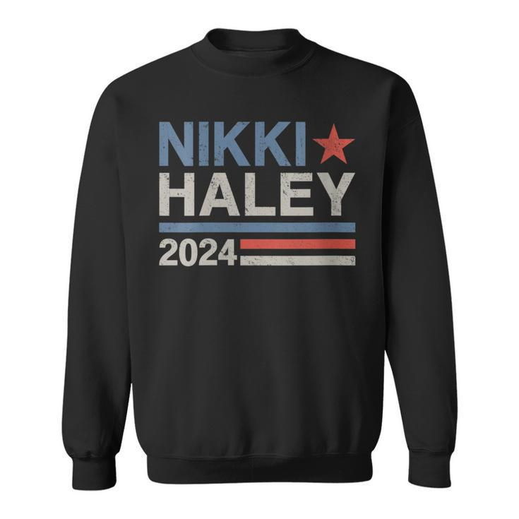 Vintage Nikki Haley 2024 For President Election Campaign Sweatshirt