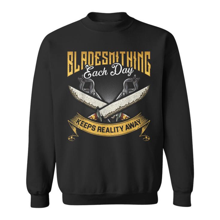 Vintage Graphic Novelty Bladesmithing Sweatshirt