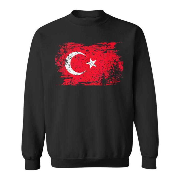 Vintage Pride Turkish Flag Turkey Sweatshirt