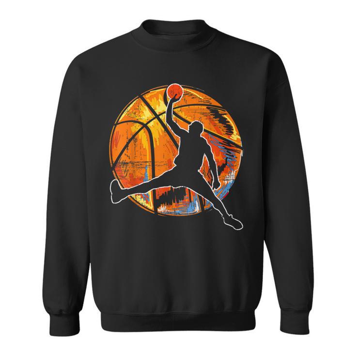 Vintage Retro Basketball 70S Sweatshirt