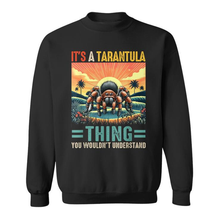 Vintage Retro Joke Tarantula Thing Costume Zoo Animal Sweatshirt