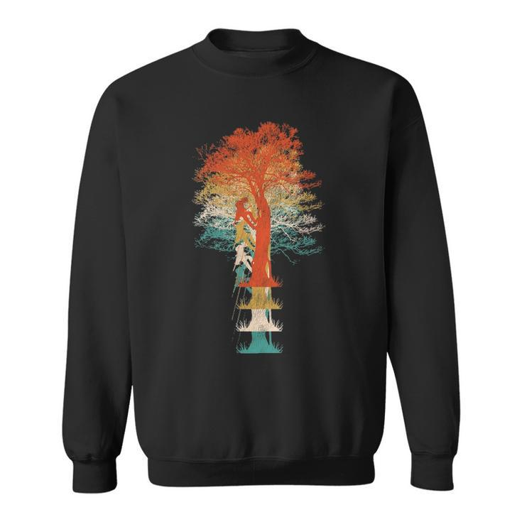 Vintage Retro Style Arborist Sweatshirt