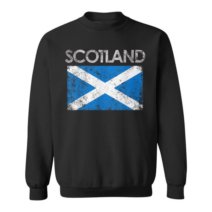 Vintage Scotland Uk Scottish Flag Pride Sweatshirt