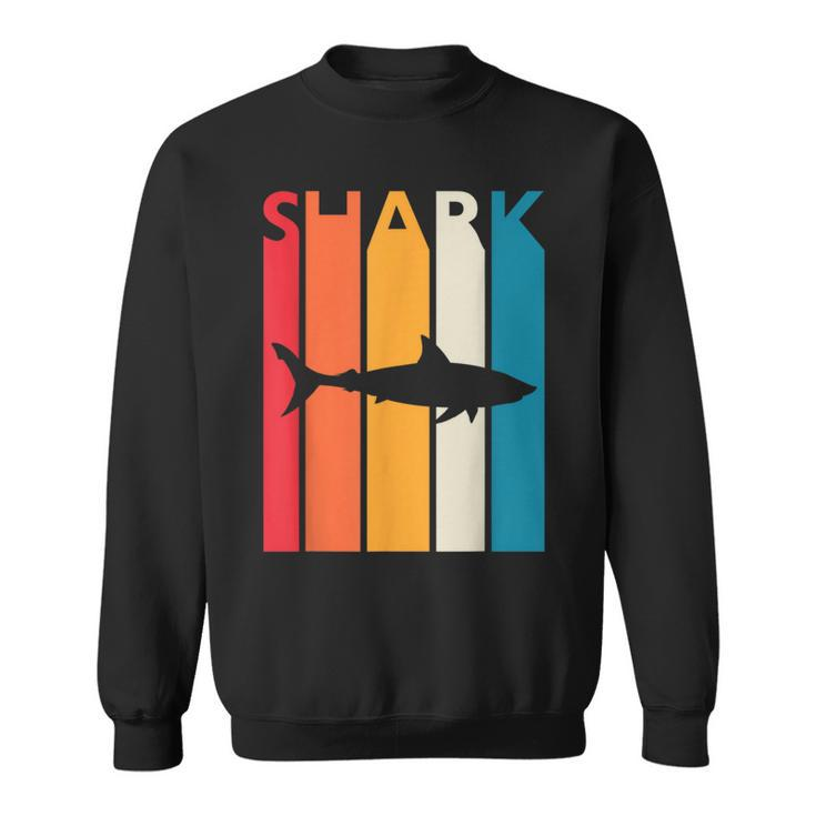 Vintage Shark Retro For Animal Lover Shark Sweatshirt