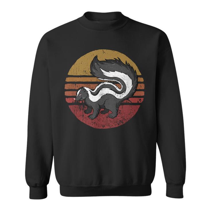 Vintage Skunk Retro Style Skunk Lover Sweatshirt