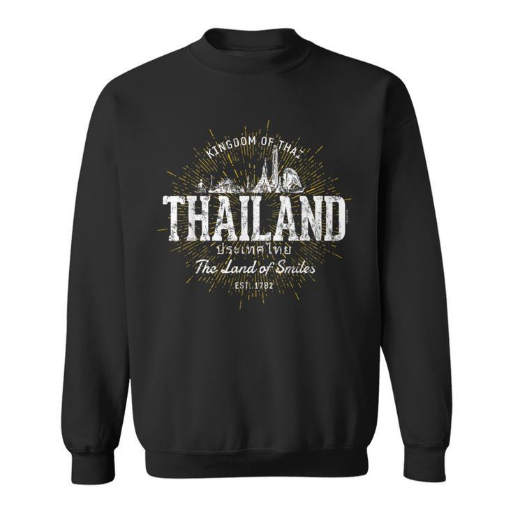 Vintage Style Retro Thailand Sweatshirt