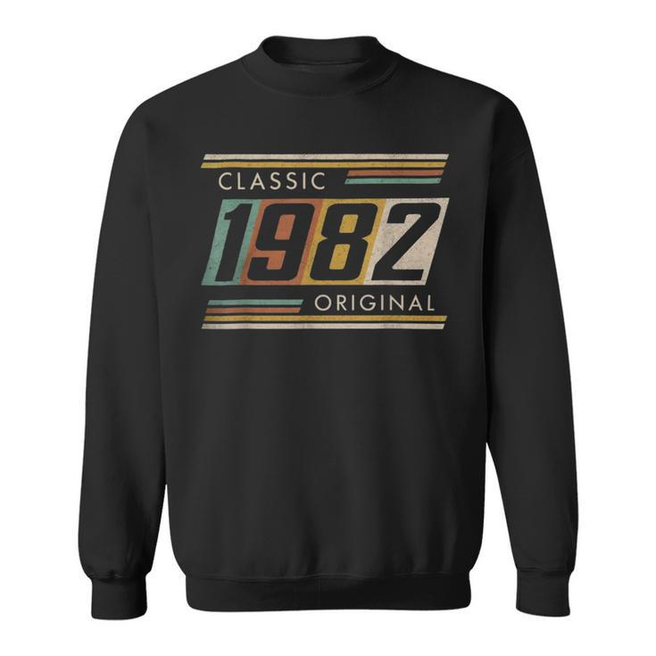 Vintage Sunset Birthday Classic 1982 Original Cool Sweatshirt