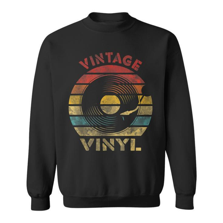 Vintage Vinyl Retro Record Vintage Music Sweatshirt