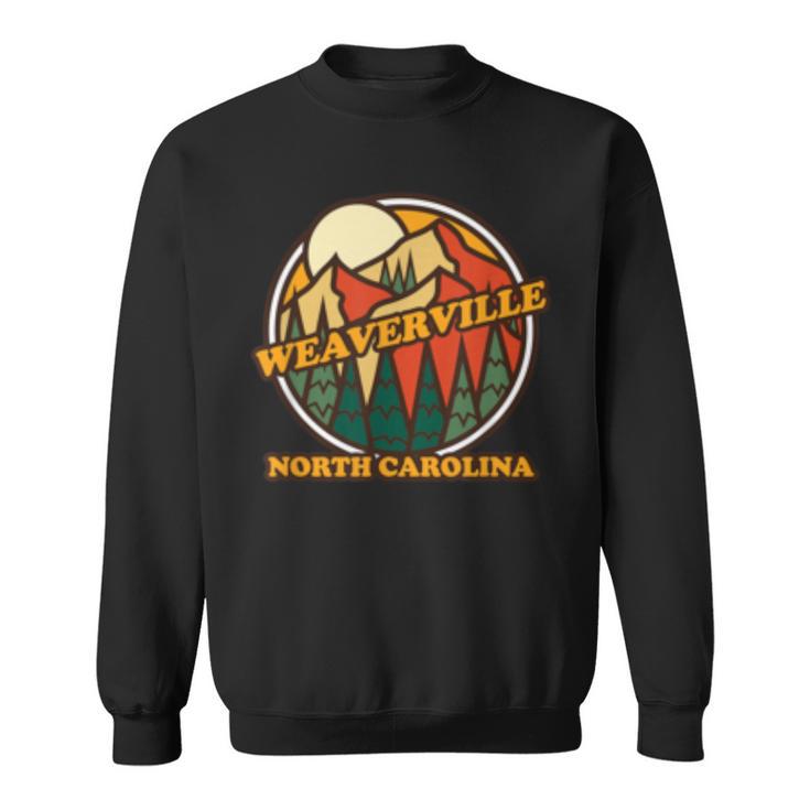 Vintage Weaverville North Carolina Mountain Hiking Souvenir Sweatshirt