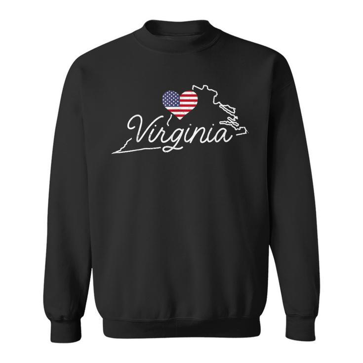 Virginia Lover Virginia Pride Love Virginia Sweatshirt